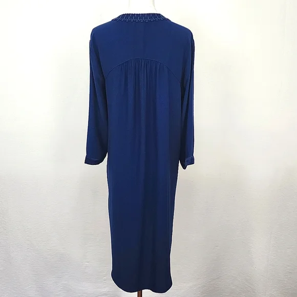 NWT Johnny Was Calme Hi-Lo Weekend Tunic Dress Small Indigo Blue - Picture 6 of 10